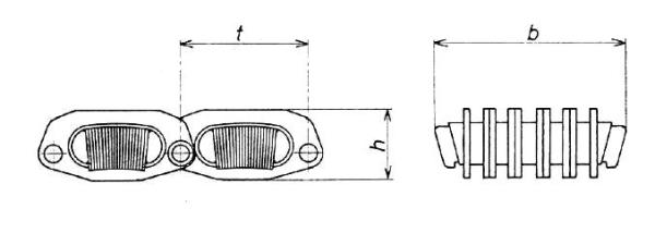 PIV variator chain